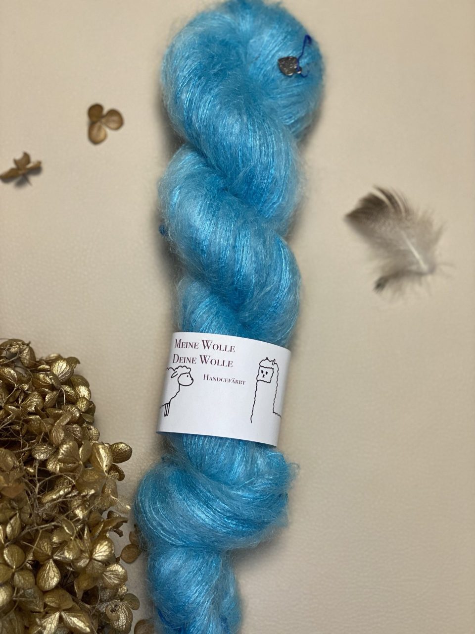 Kid Mohair 50g - semi solid - Glacial Dream – Bild 4