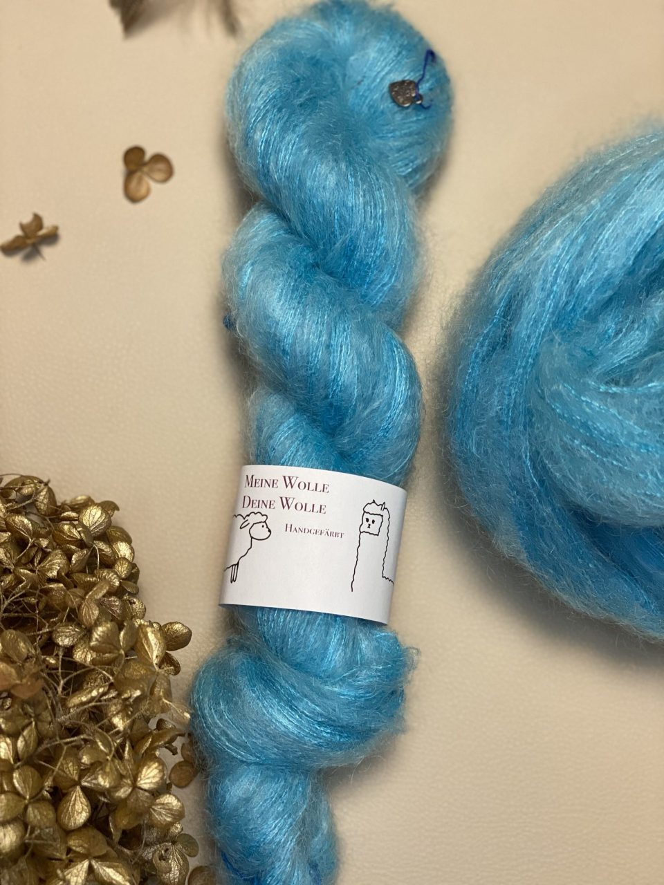 Kid Mohair 50g - semi solid - Glacial Dream – Bild 3