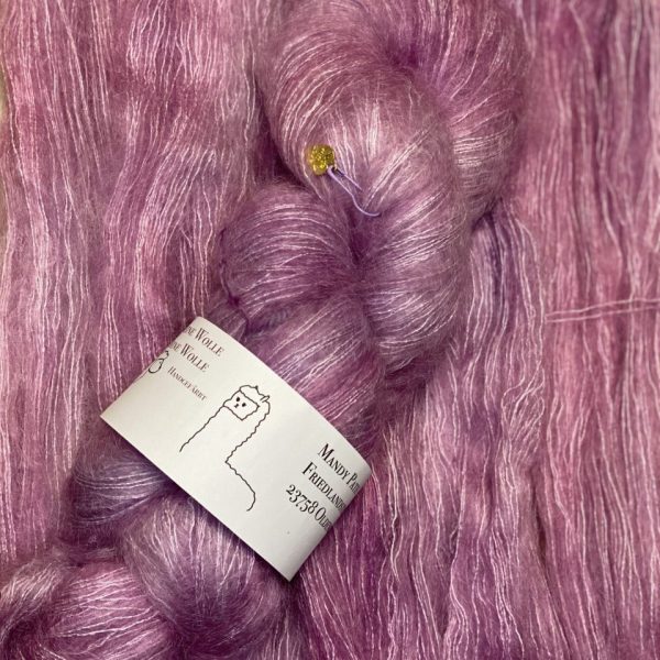 Kid Mohair 50g - semi solid - Enchanted Petal