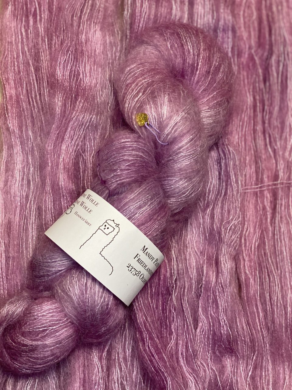 Kid Mohair 50g - semi solid - Enchanted Petal
