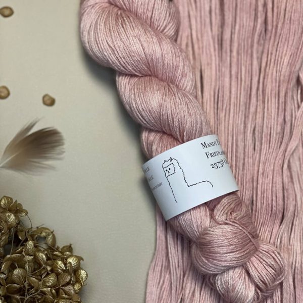 Baby-Alpaka - semi solid - Blush