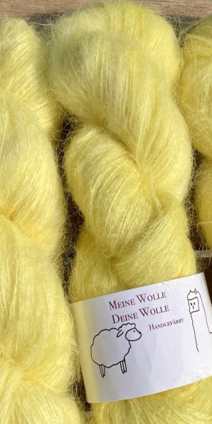 Federleicht Baby Suri|Seide 50g - semi solid - Citrus Sorbet