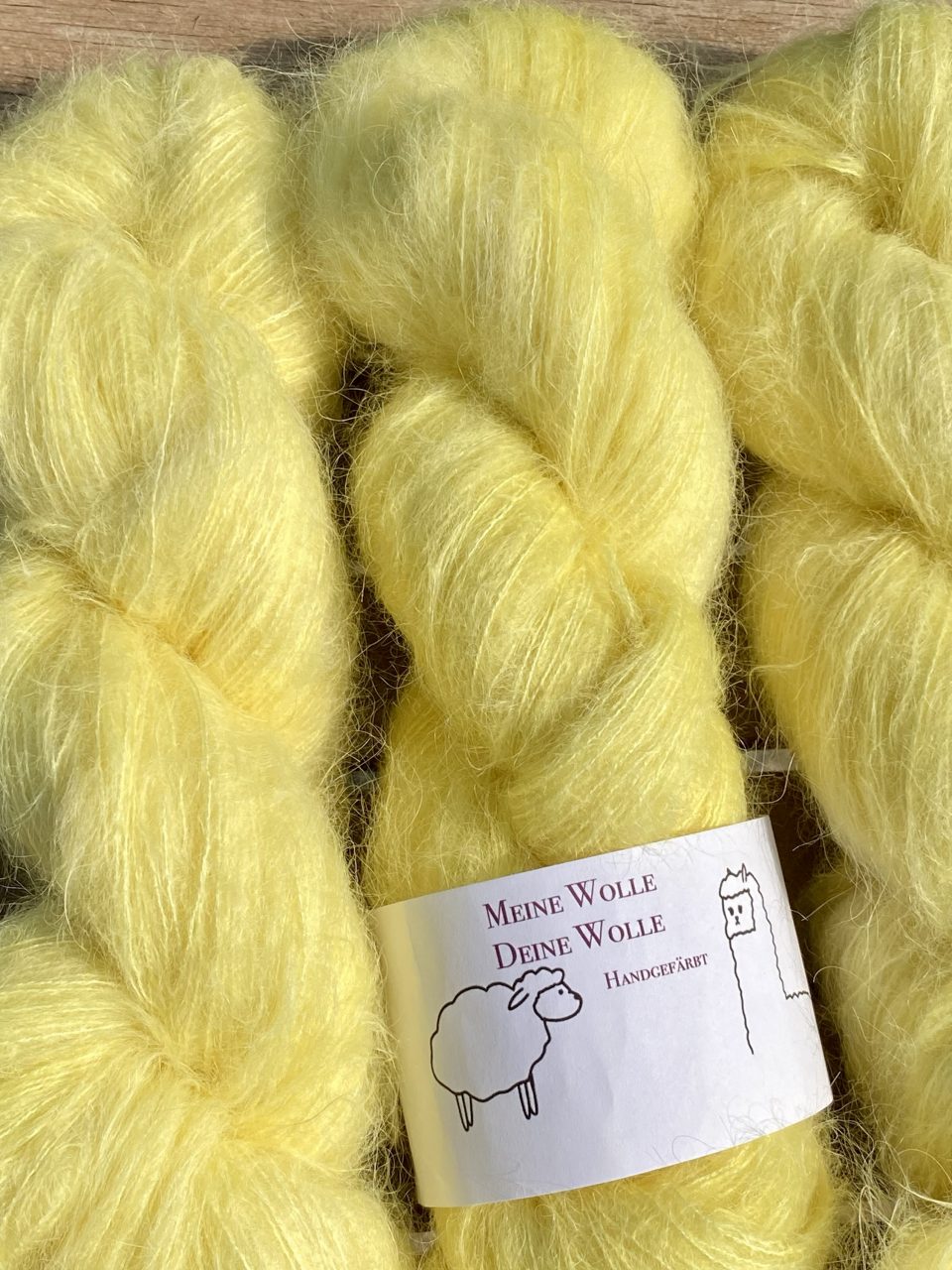 Federleicht Baby Suri|Seide 50g - semi solid - Citrus Sorbet