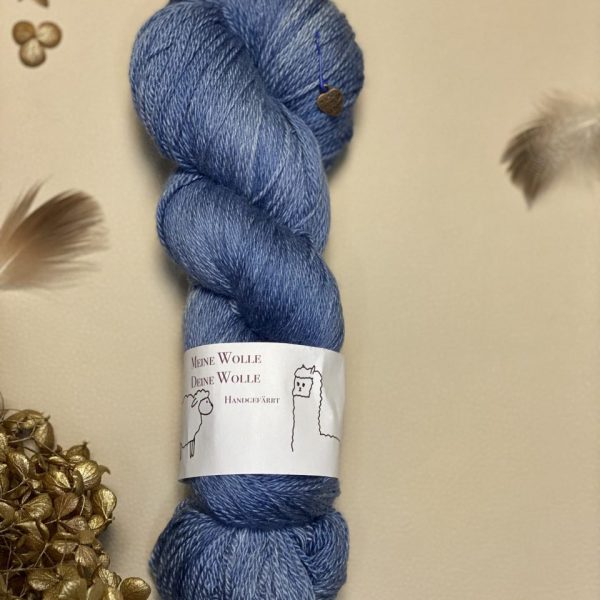 MerinoYakSeide 366 - semi solid - BlueJeans