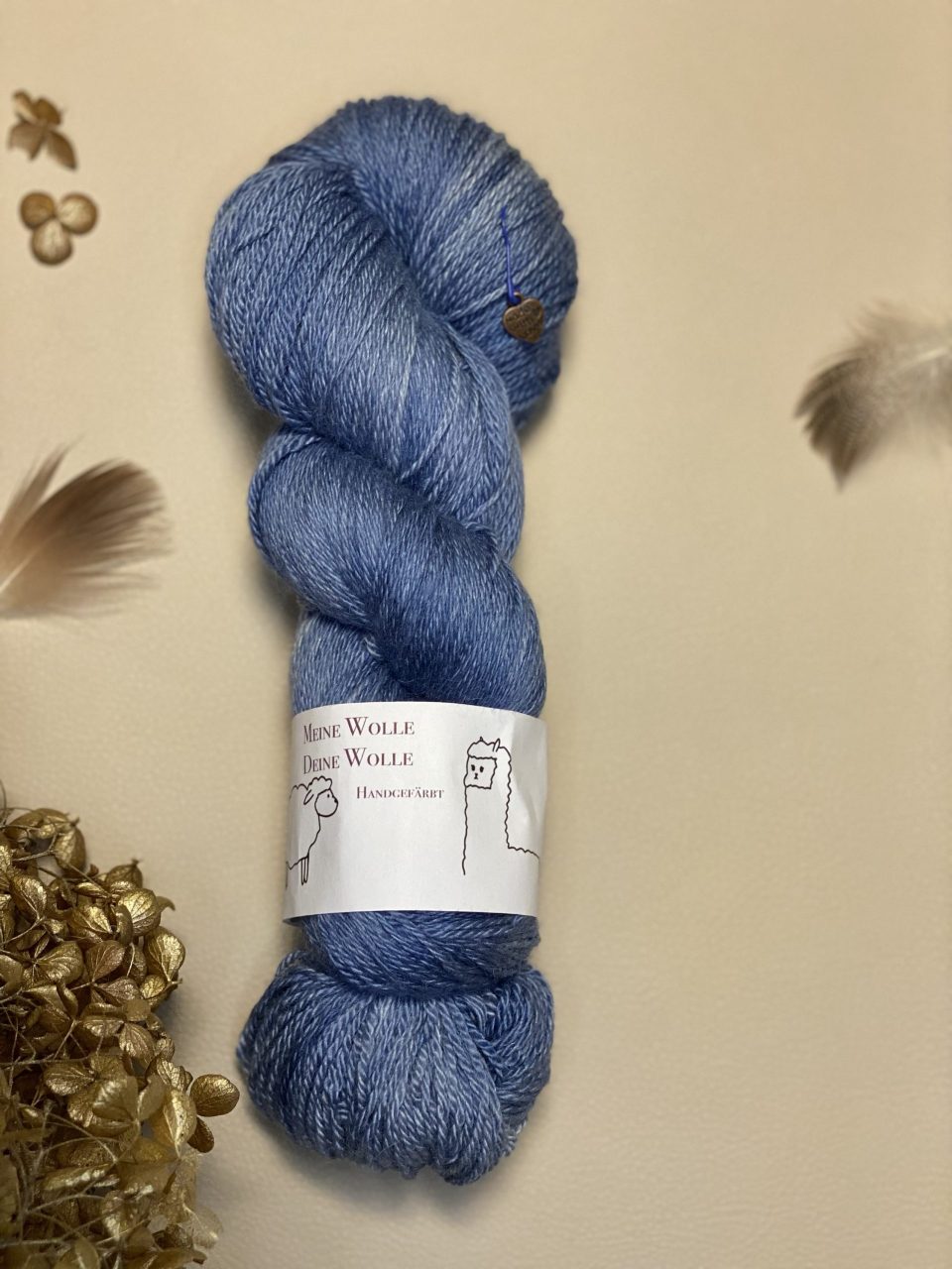 MerinoYakSeide 366 - semi solid - BlueJeans