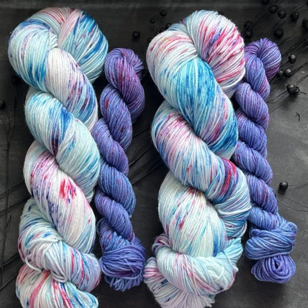 4-fach Sockenwolle extra fein - me and my Valentine - inklusive Mini