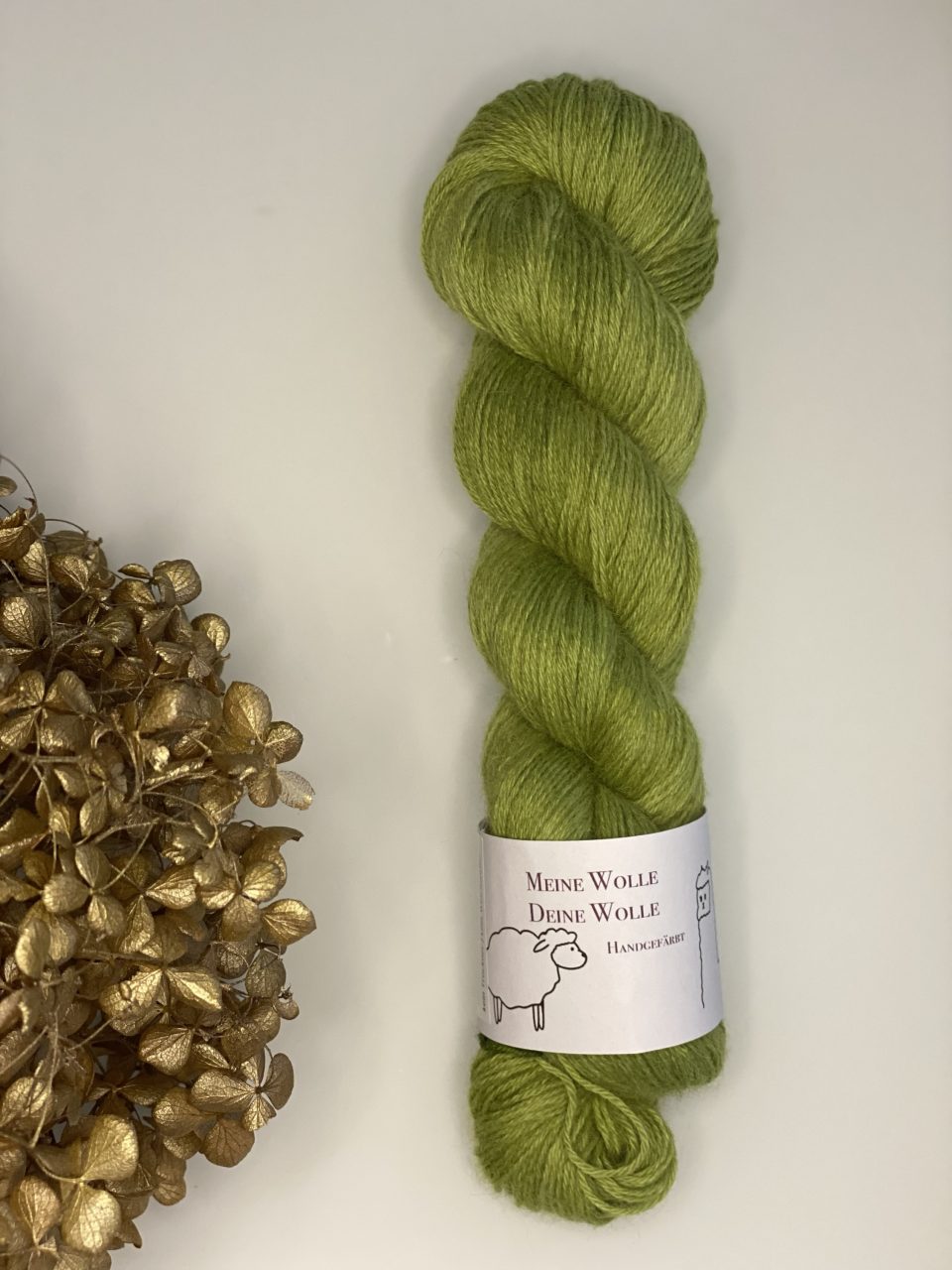 Baby Alpaka - semi solid - Luminous Meadow