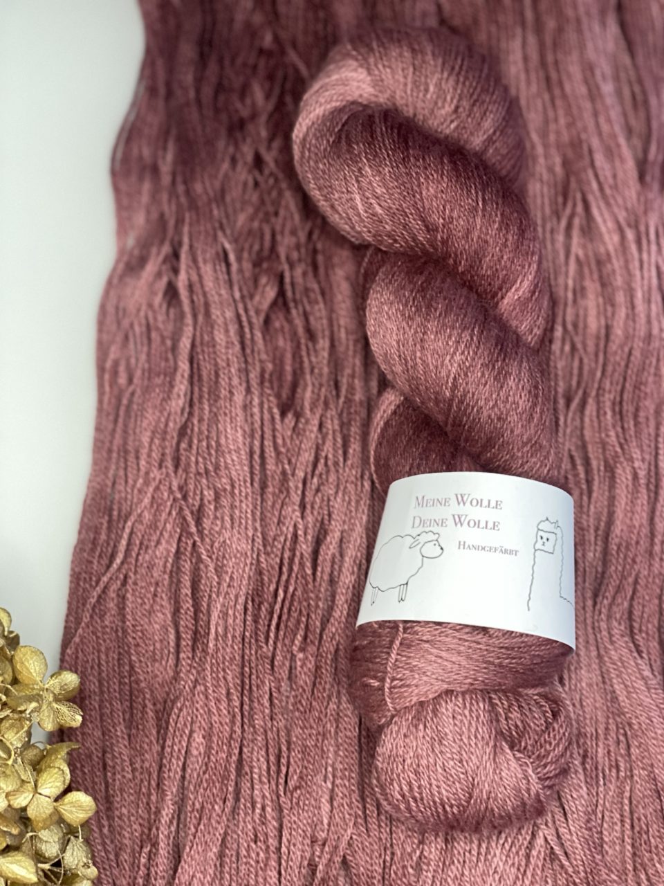 Merinowolle 433 - semi solid - Wine Soirée – Bild 3