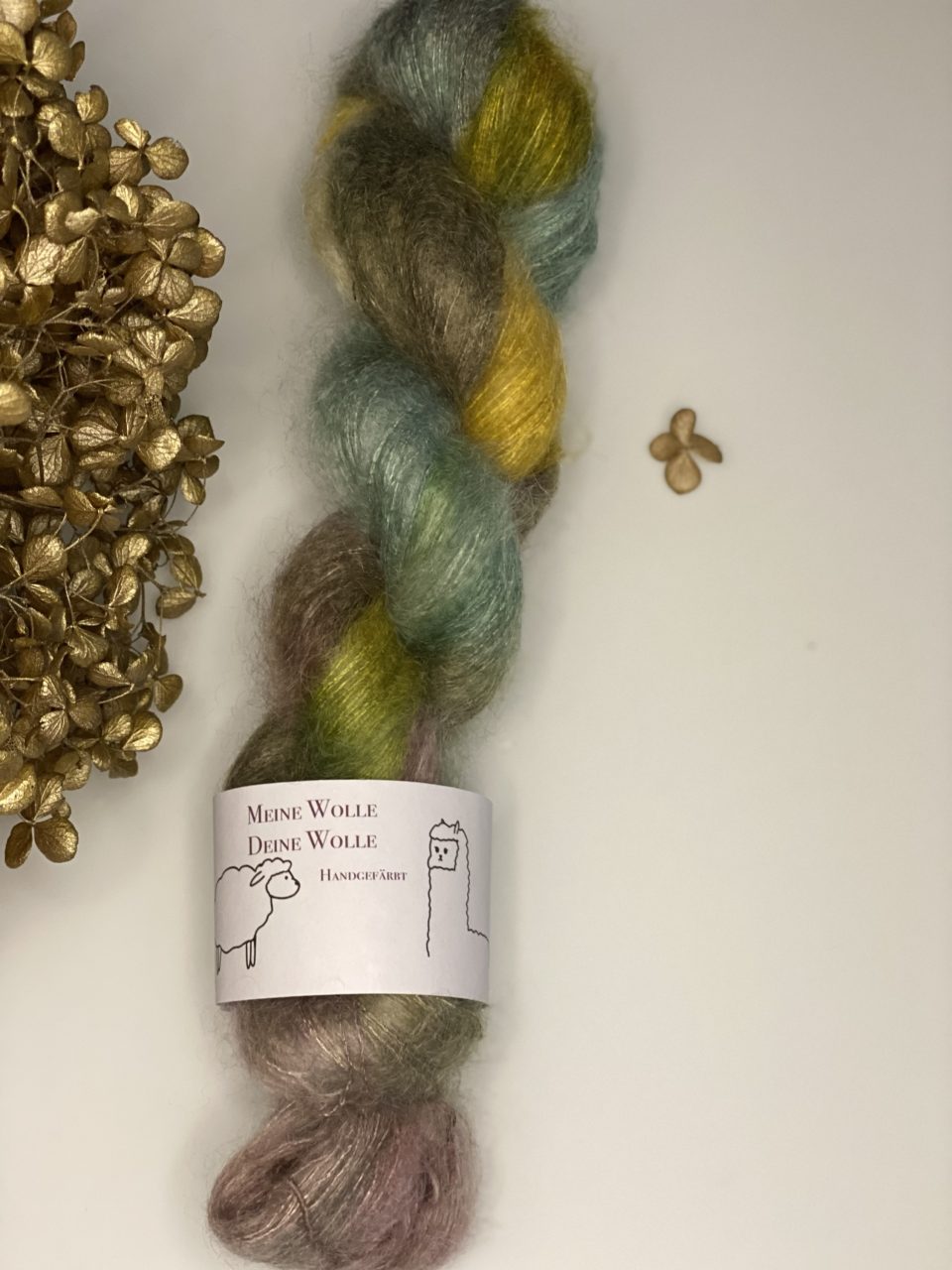 Kid Mohair 50 g -Sunlit Meadow – Bild 2
