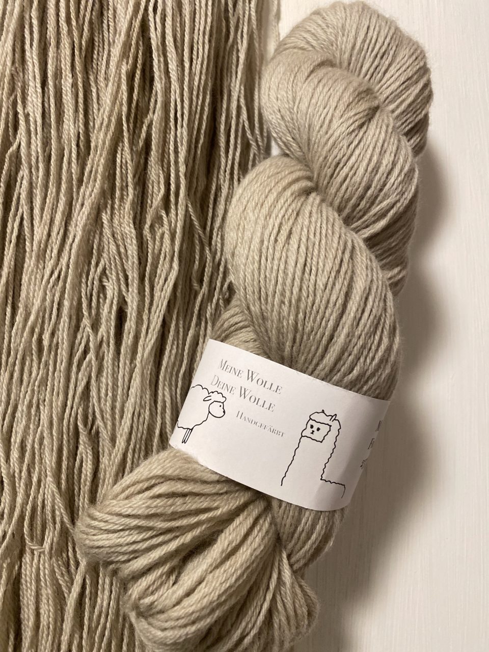 Merinowolle 433 - semi solid - Sesame Dream – Bild 2