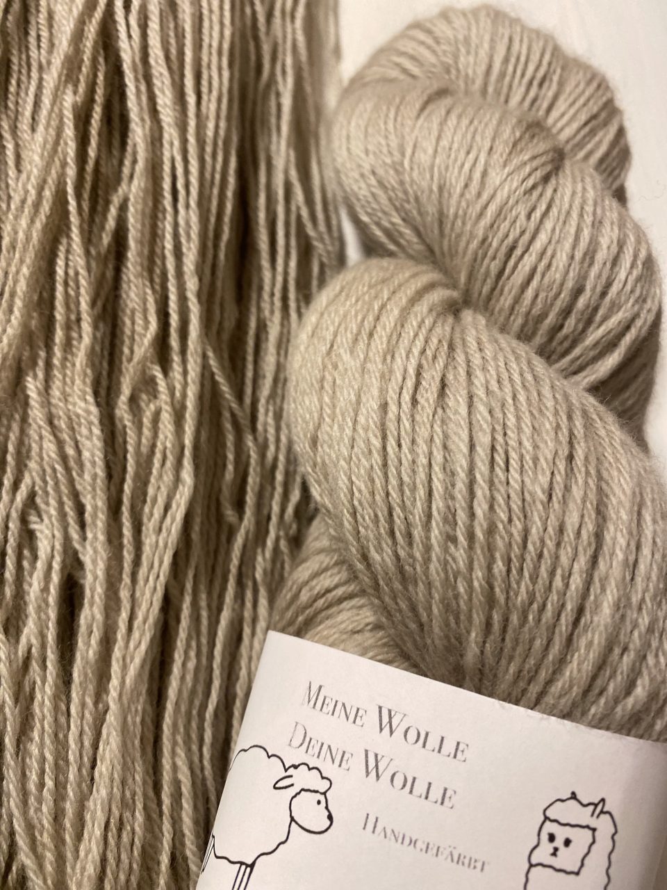 Merinowolle 433 - semi solid - Sesame Dream