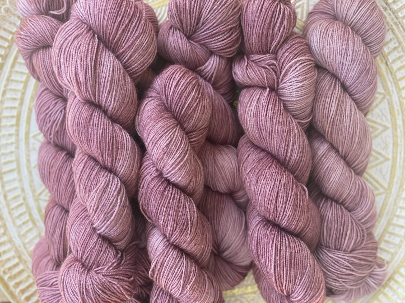 4-fach Sockenwolle fine - semi solid - Blooming Heather