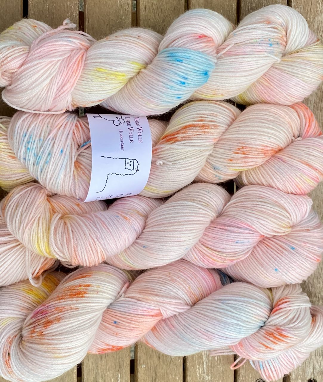 4-fach Sockenwolle fine - Unicorn Whisper – Bild 2