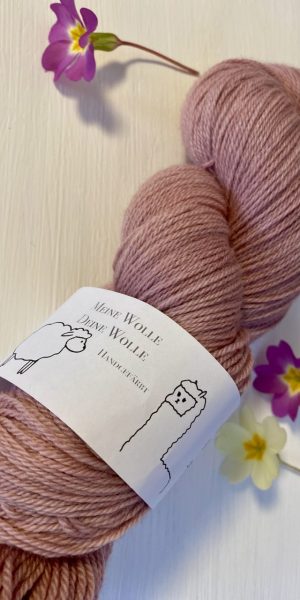 Merinowolle 433 - semi solid - Puderrose