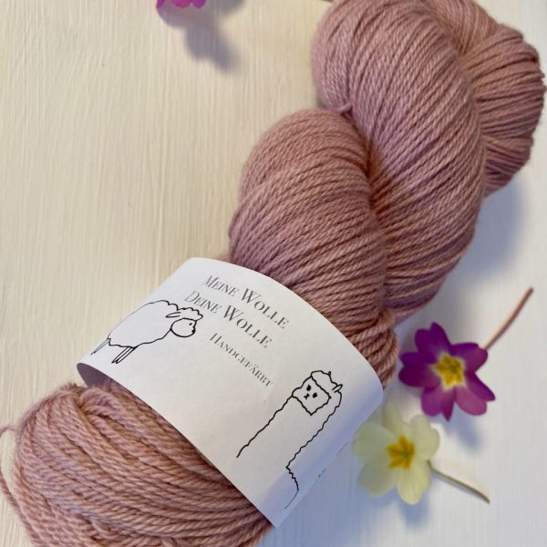 Merinowolle 433 - semi solid - Puderrose