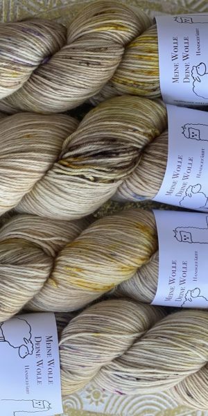 4-fach Sockenwolle fine - Honey Drizzle