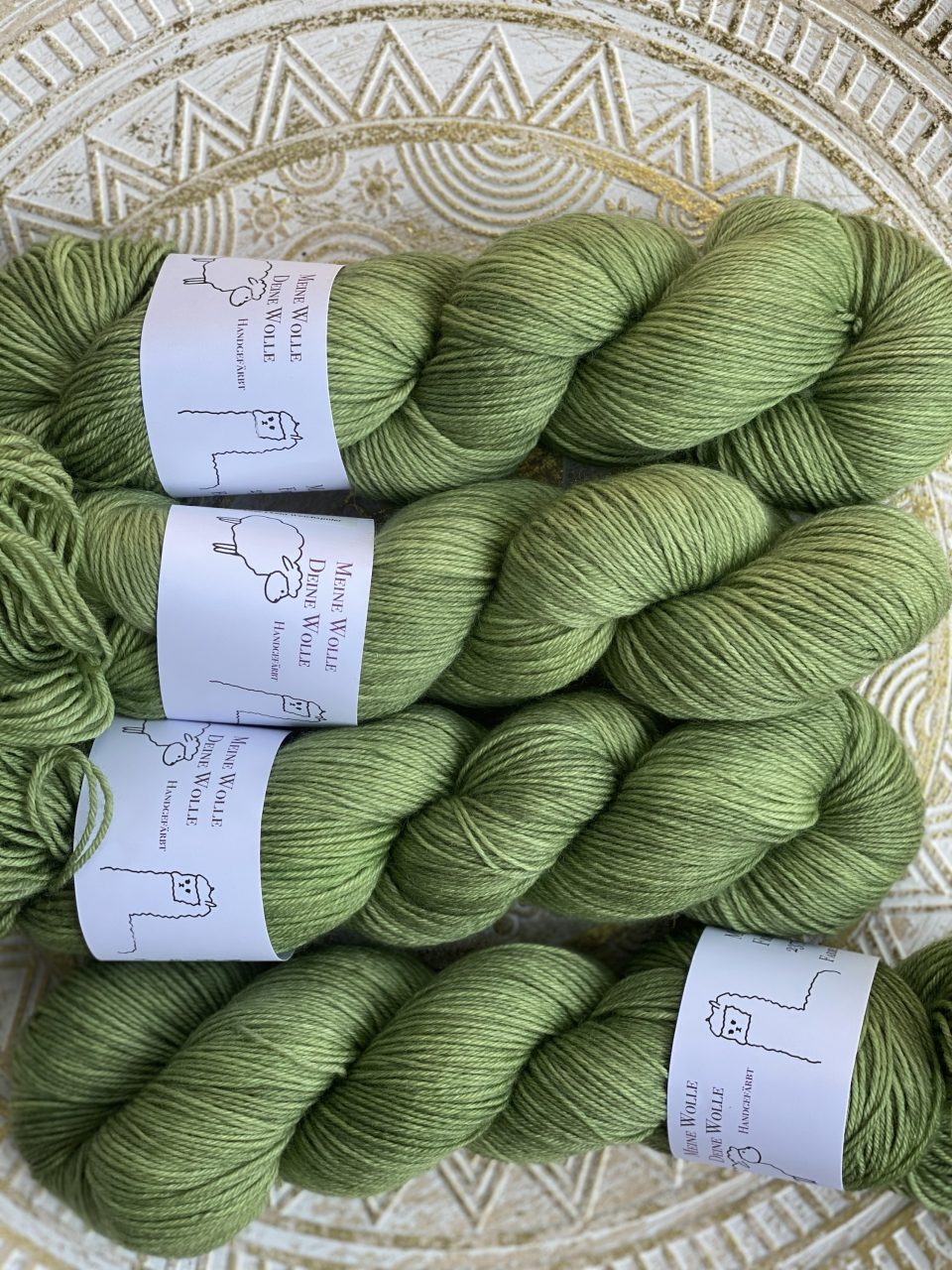4-fach Sockenwolle fine - semi solid - Herbal Charm – Bild 2