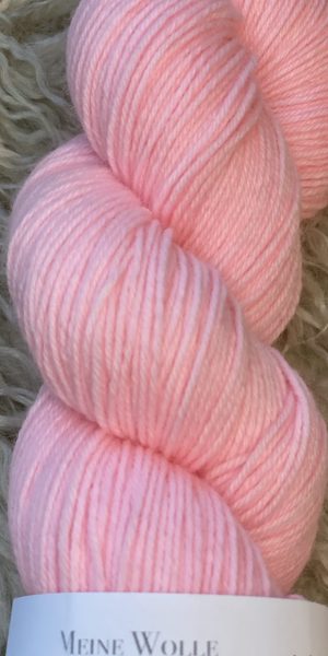 4-fach Sockenwolle fine - semi solid - Babyrose