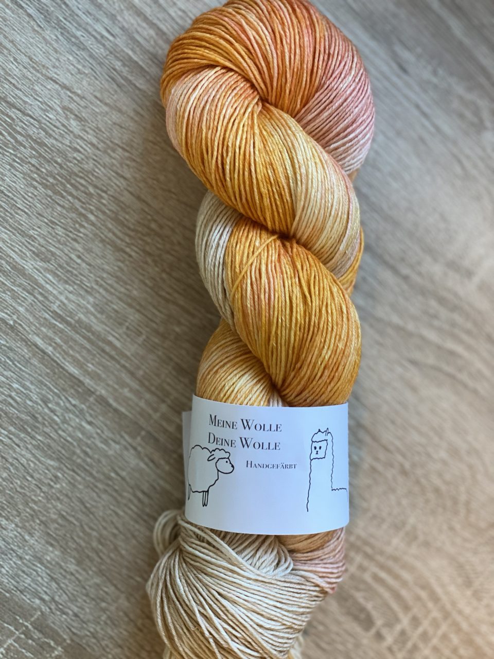 MerinoSeide 80/20 - Sun-Kissed Marigold – Bild 4