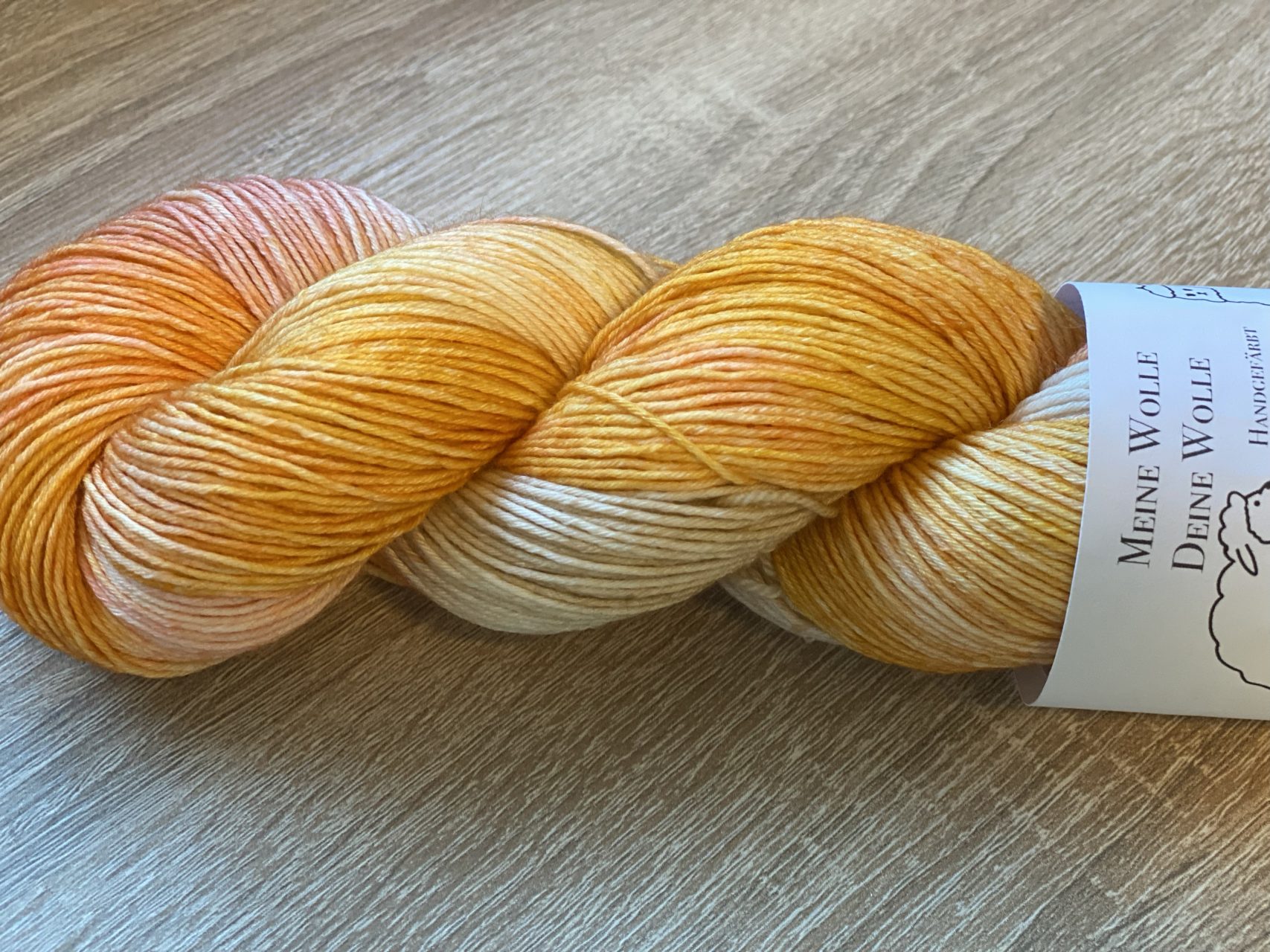 MerinoSeide 80/20 - Sun-Kissed Marigold – Bild 5