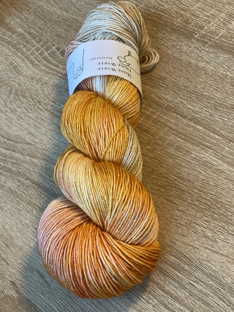 MerinoSeide 80/20 - Sun-Kissed Marigold – Bild 3