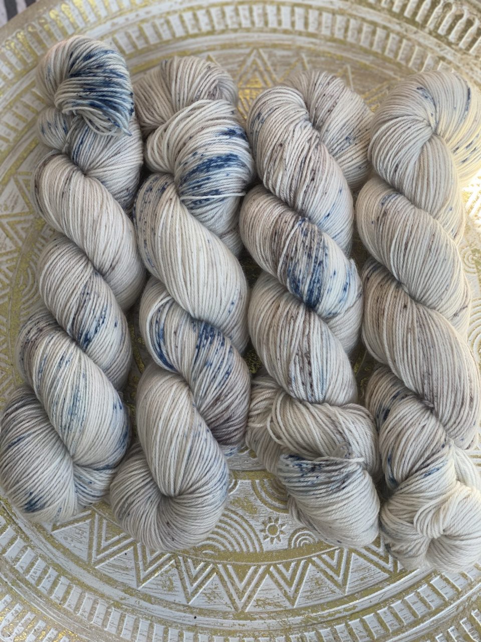 4-fach Sockenwolle fine - Frosted Birch – Bild 2