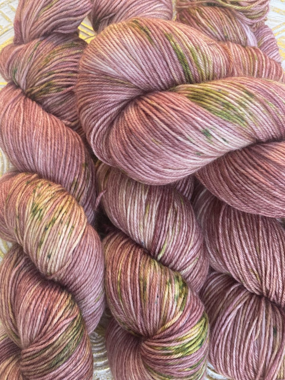 4-fach Sockenwolle fine - Antique Rosegarden