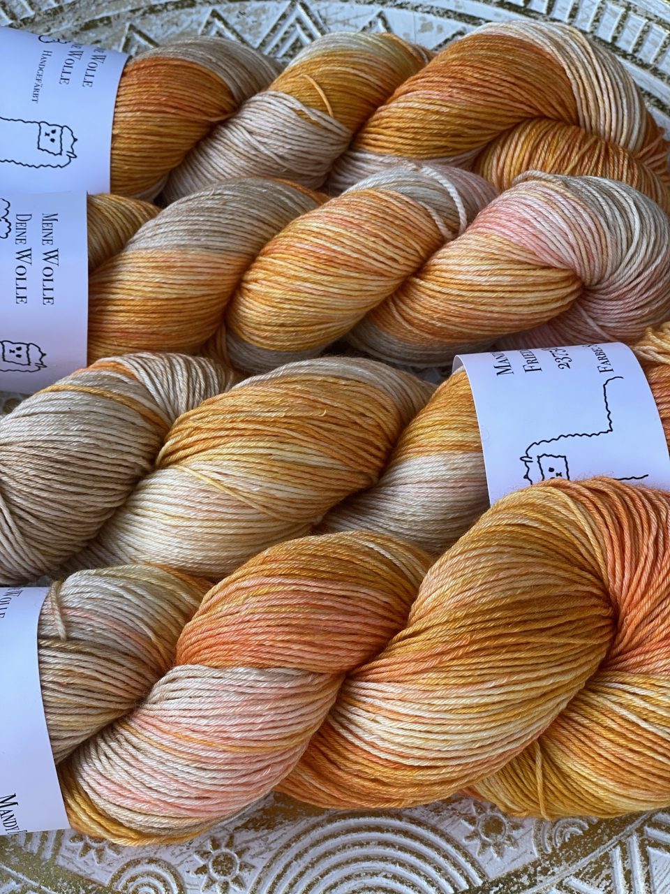 MerinoSeide 80/20 - Sun-Kissed Marigold – Bild 2