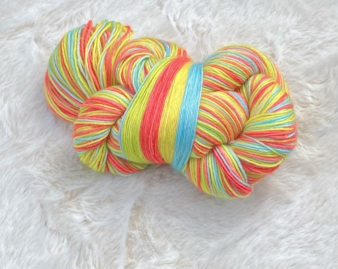 4-fach Sockenwolle fine - Mini Stripe 03 – Bild 3