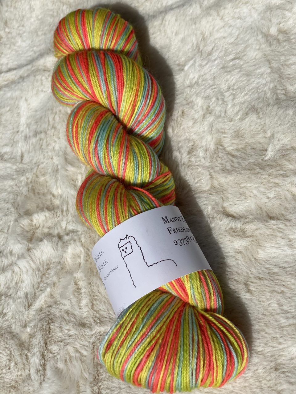 4-fach Sockenwolle fine - Mini Stripe 03 – Bild 4