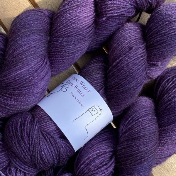 4-fach Sockenwolle fine - semi solid - Velvet Night