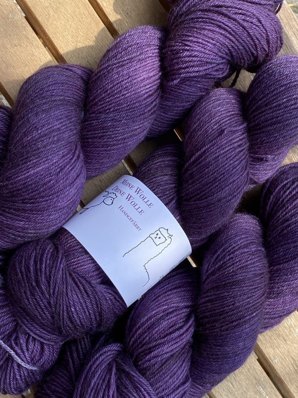 4-fach Sockenwolle fine - semi solid - Velvet Night