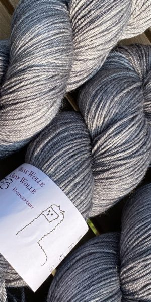 MerinoSeide 70/30 - semi solid - Silver Metal