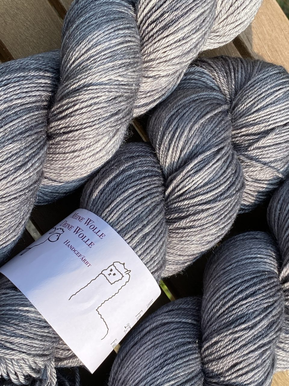 MerinoSeide 70/30 - semi solid - Silver Metal