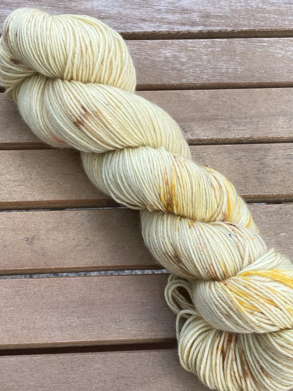 4-fach Sockenwolle fine - Vanilla Speckles