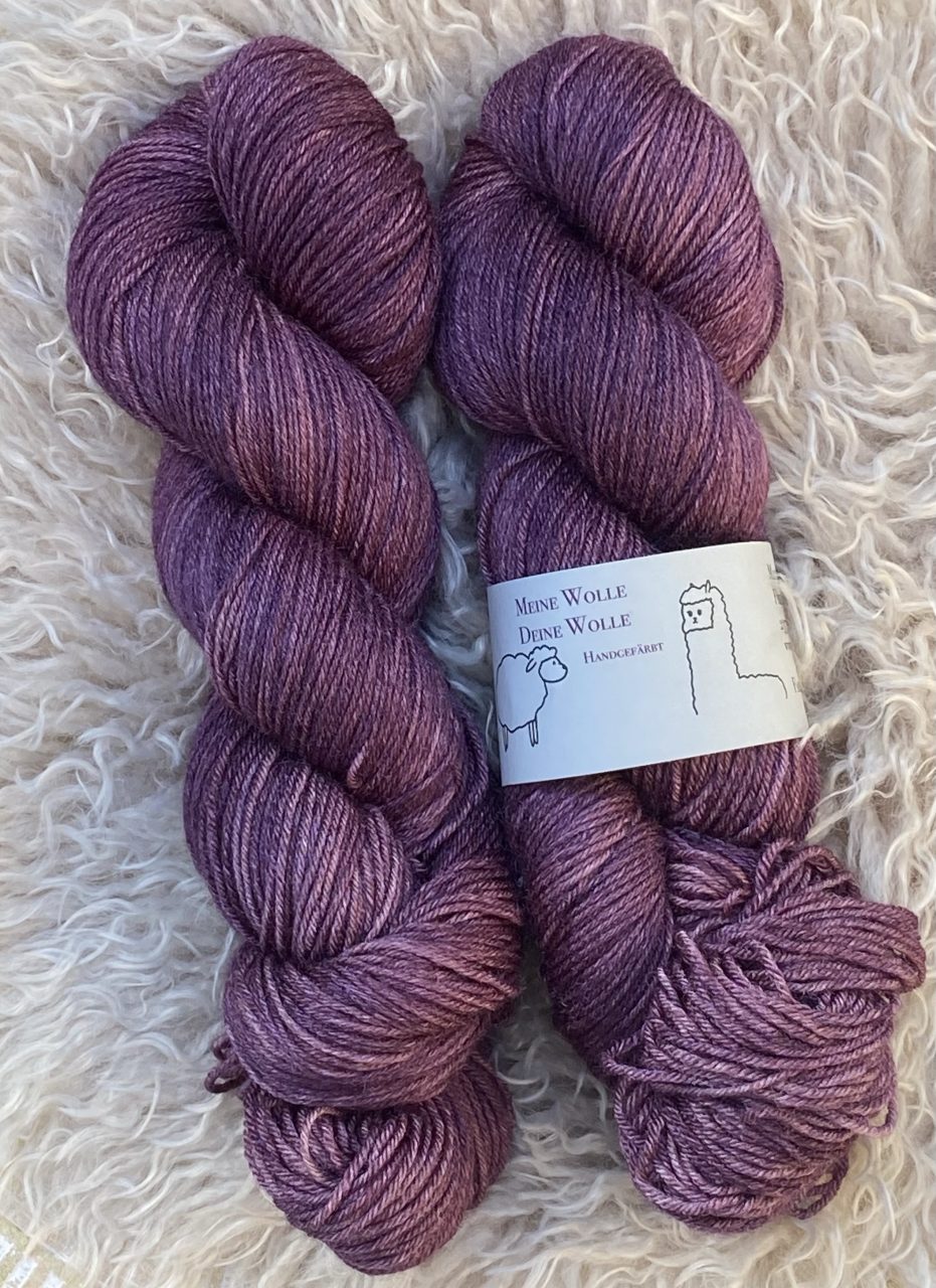 MerinoSeide 70/30 - semi solid - Velvet Evening – Bild 4