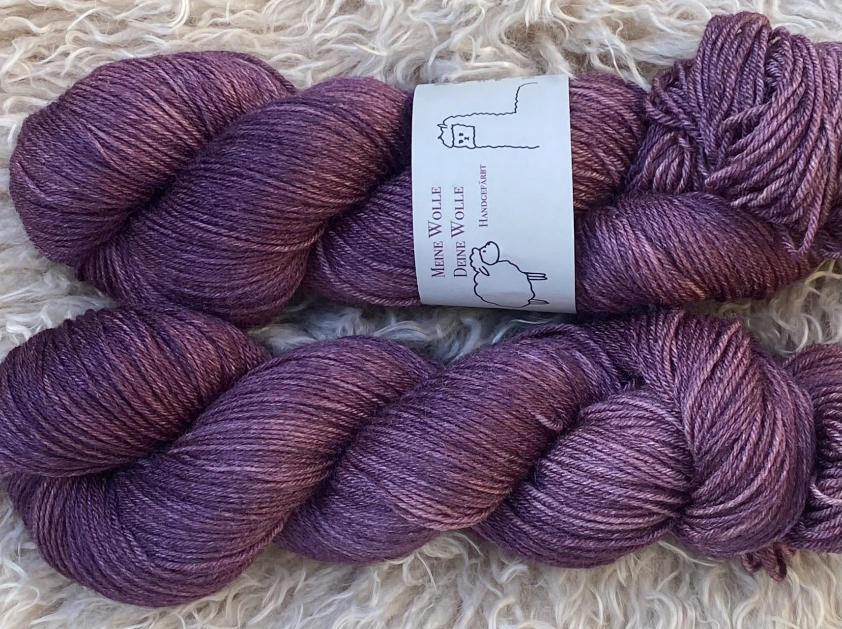 MerinoSeide 70/30 - semi solid - Velvet Evening – Bild 2