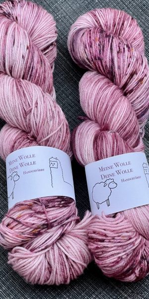 4-fach Sockenwolle extra fine - Pale Flower