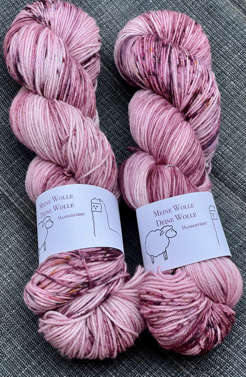 4-fach Sockenwolle extra fine - Pale Flower