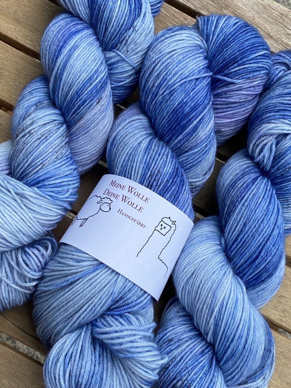 4-fach Sockenwolle fine - Winter Waltz – Bild 2