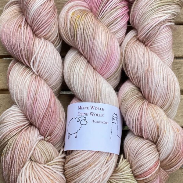 4-fach Sockenwolle fine - Raspberry Milk