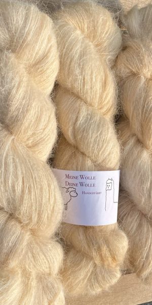 Federleicht Baby Suri|Seide 50g - semi solid - Creamy