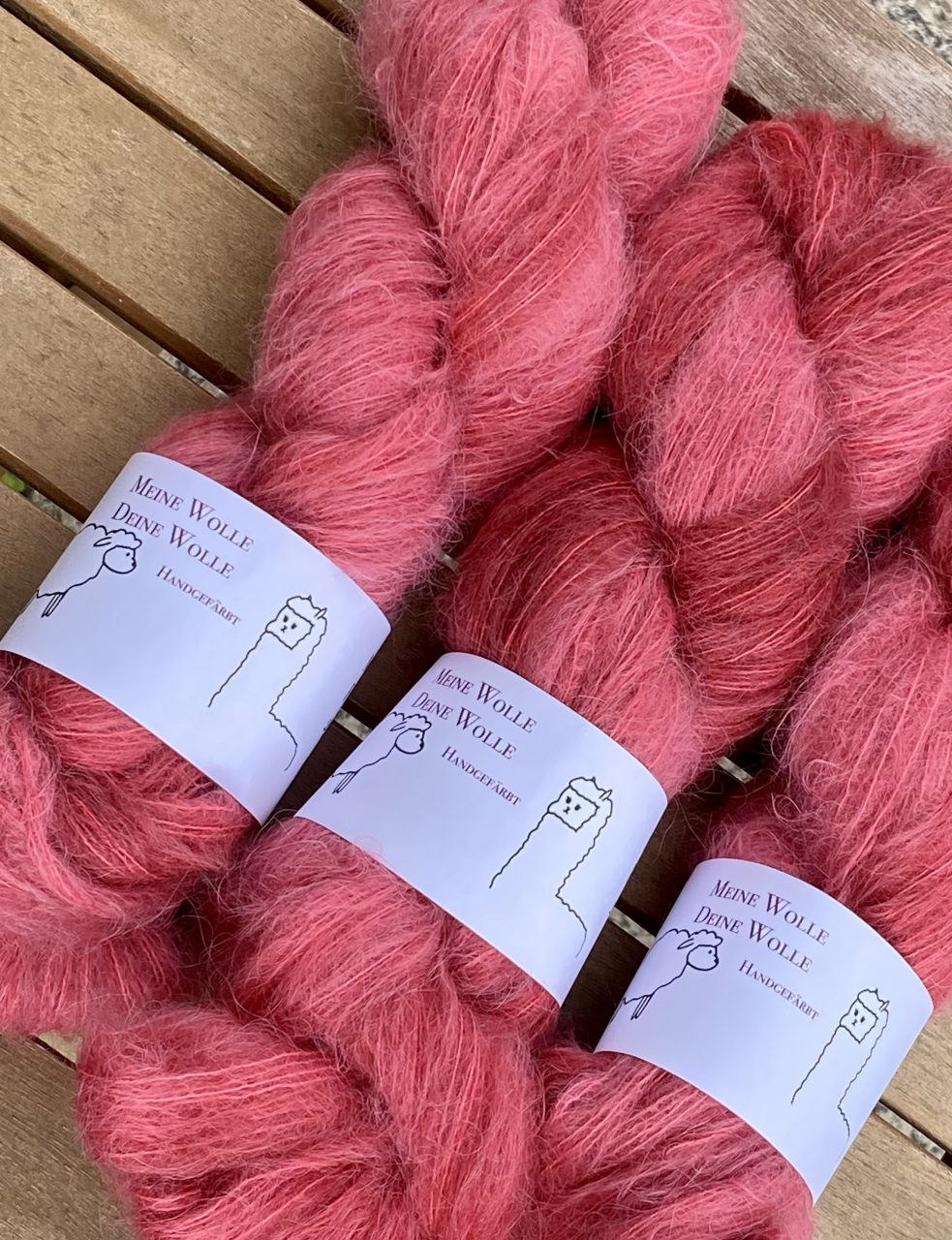 Federleicht Baby Suri|Seide 50g - semi solid - Flamenco