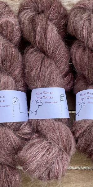 Federleicht Baby Suri|Seide 50g - semi solid - Warm Chocolate