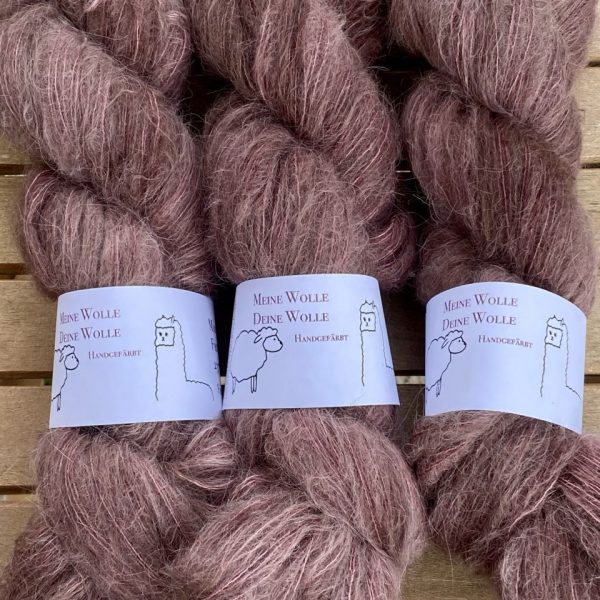 Federleicht Baby Suri|Seide 50g - semi solid - Warm Chocolate