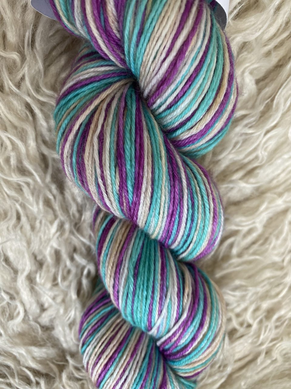 4-fach Sockenwolle fine - Mini Stripe 04 – Bild 2