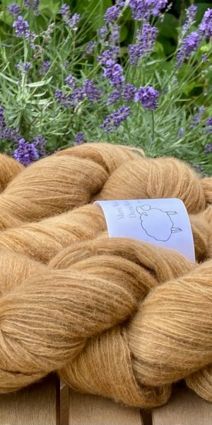 Kuschelwolke Merino|Seide|Kaschmir 50g - semi solid - Bronca