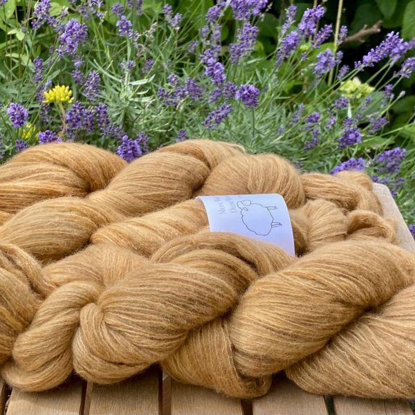 Kuschelwolke Merino|Seide|Kaschmir 50g - semi solid - Bronca