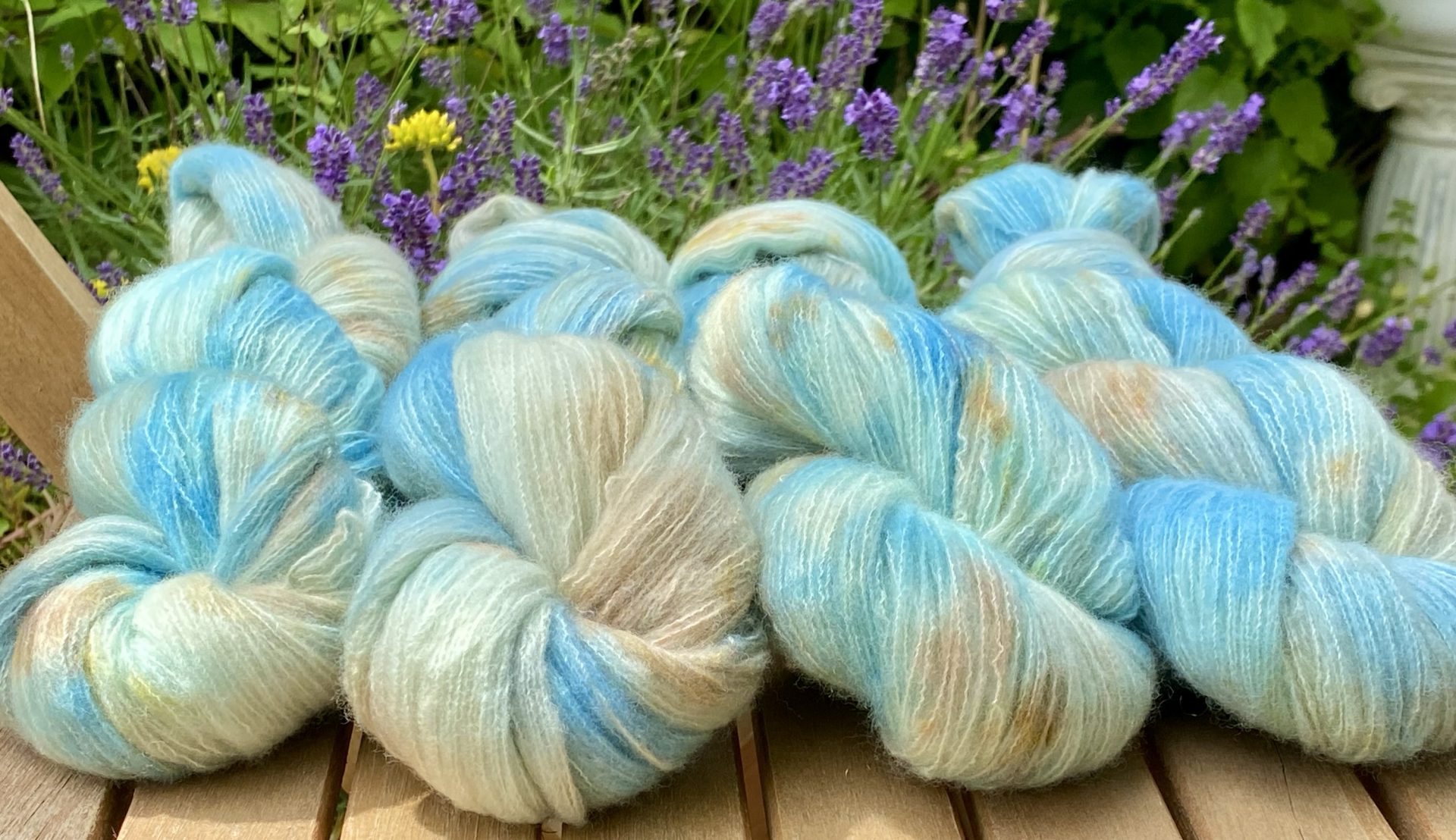 Kuschelwolke Merino|Seide|Kaschmir 50g - Beachday – Bild 2