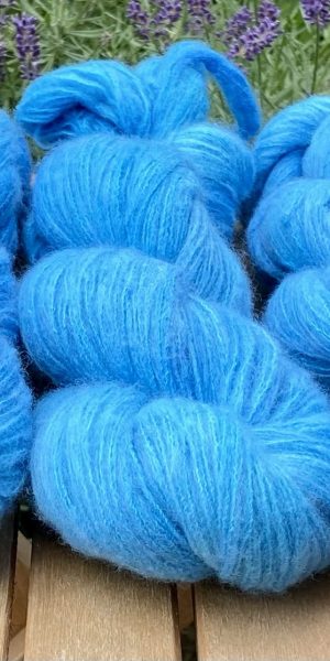 Kuschelwolke Merino|Seide|Kaschmir 50g - semi solid - Swimmingpool